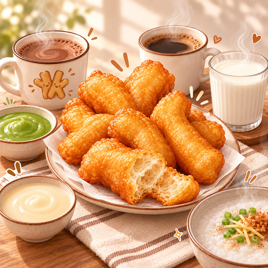 ปาท่องโก๋กินกับอะไรอร่อย? 7 คู่หูมื้อเช้าที่ลองแล้วหยุดจุ่มไม่ได้